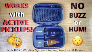 Video thumbnail for Nux B-5RC Wireless Guitar/Bass System - Review, Rundown, and Demo by Scott Uhl