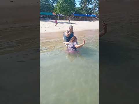 @onay beach with nay piling❤️