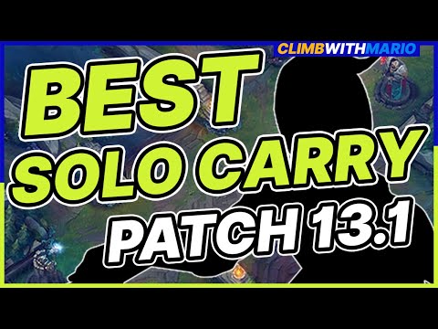 The BEST SOLO CARRY Champion to CLIMB FAST on PATCH 13.1 - Season 13