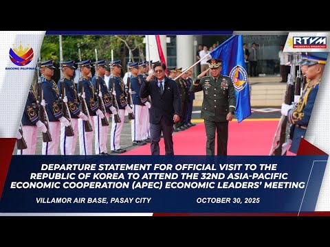 Departure Statement for Official Visit to the ROK to Attend the 32nd APEC Economic Leaders’ Meeting