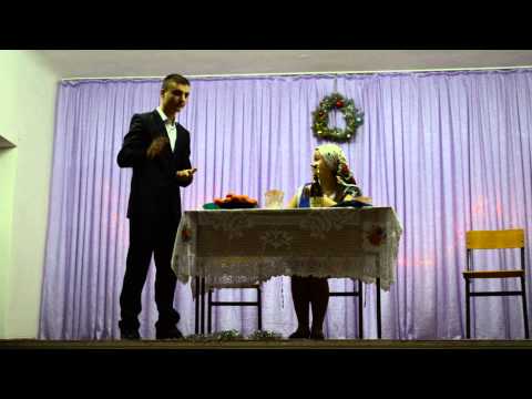 Sceneta "Anul nou intr-o familie simpla"L/T A. Paunescu