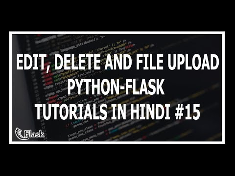 Hindi Edit Delete and File Upload Web Development Using Flask and Python 15