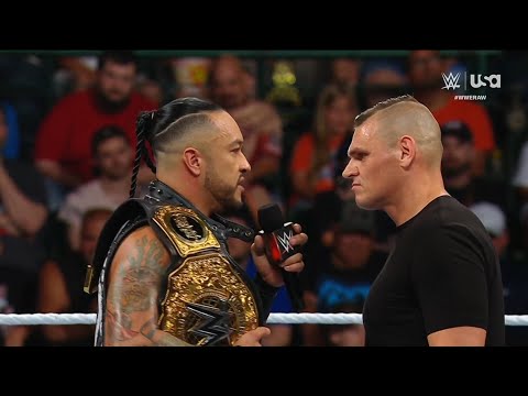 Gunther confronts Damian Priest - WWE RAW 7/15/2024