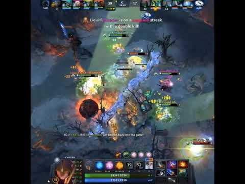 [Dota2] liquid vs EG ti8 Best style invoker by miracle #shorts #dota