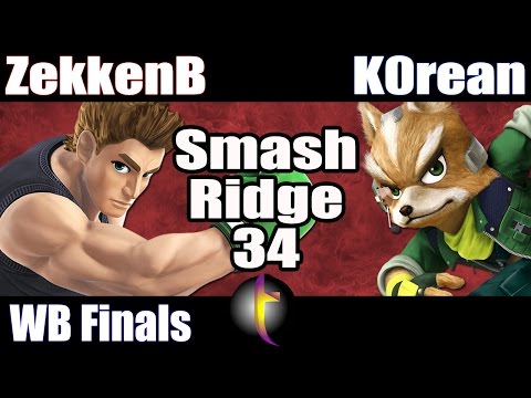 SR34 Singles: SSB Wii U - WF - ZekkenB vs K0rean