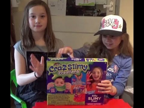 Making SLIME with the Cra-Z-Slimy Creations Kit