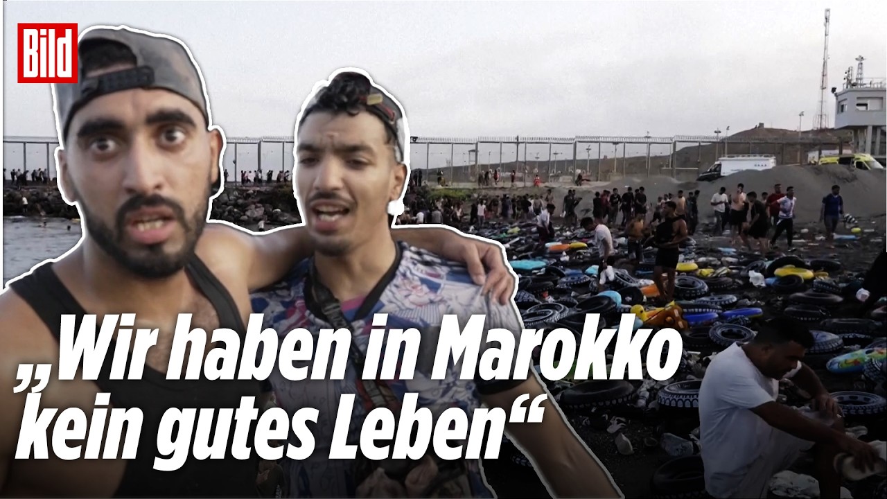 Migrationskrise in Ceuta – Marokkaner erklärt: Darum schwammen wir nach Spanien!