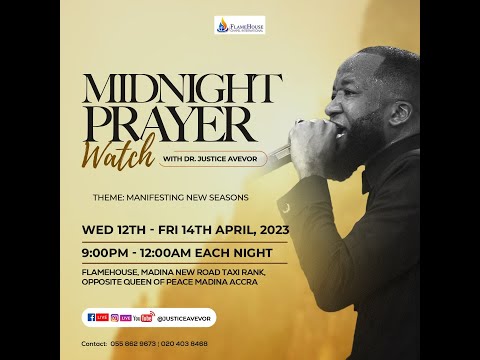 MIDNIGHT PRAYER WATCH [LIVE] | April 13, 2023