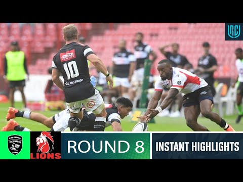 Sharks vs Lions | MACTH Highlights | Round 8 | United Rugby Championship