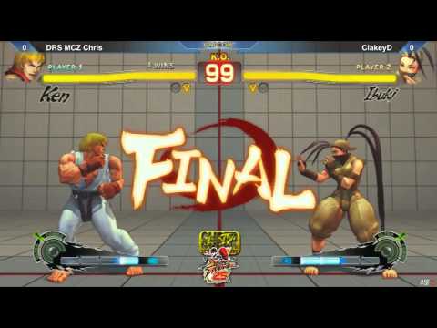 SSF4 AE2012 Top 16 - ClakeyD (Ibuki) vs Chris (Ken)