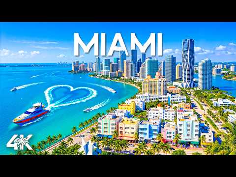 Miami 4K Drone Footage | Luxury Skyline, Packed Marina & Pristine Beaches