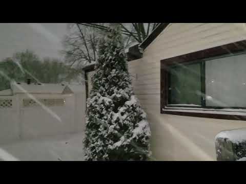 Detroit Michigan snow attack.