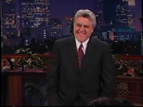 Jay Leno Monologue - 2/2000 & Angela Ramos Attempts to Get a Hug from 2000 Presidential Candidates
