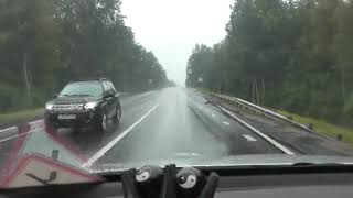 Обгоны за городом и расположение Дорожных знаков