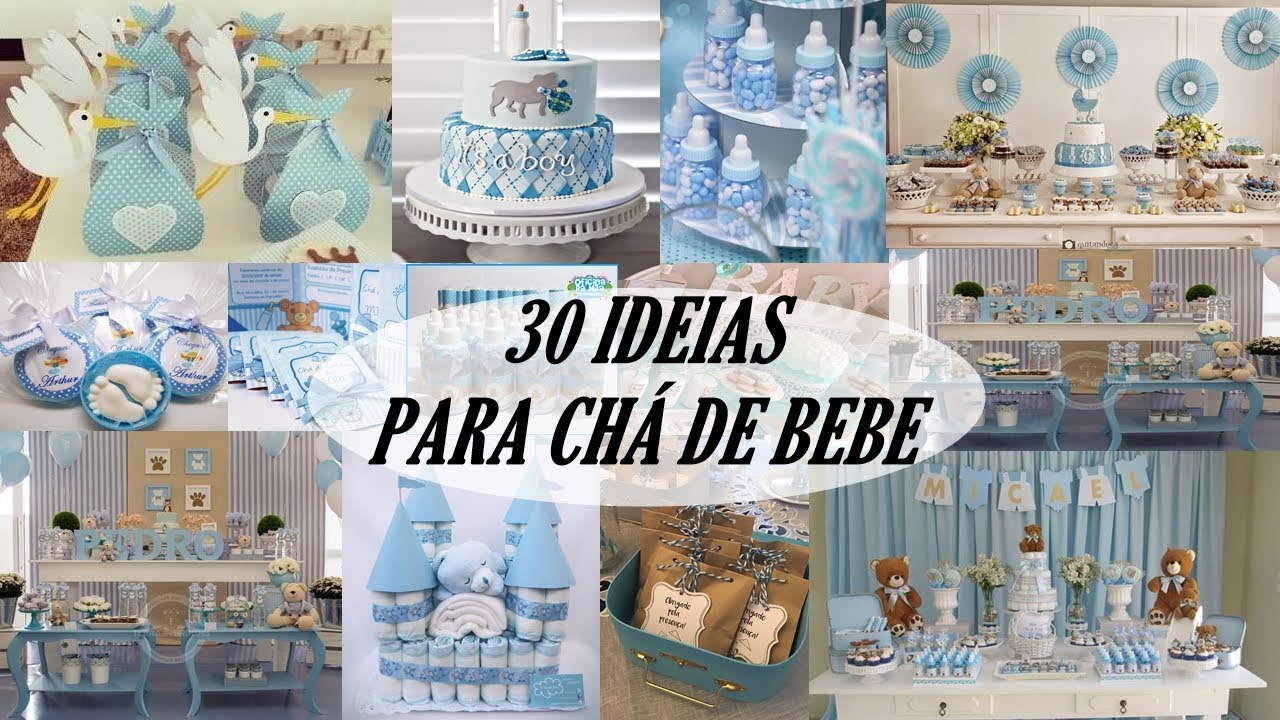 30 IDEIAS PARA CHÁ DE BEBE MENINO - FAÇA SUA FESTA | POR CAROL GOMES