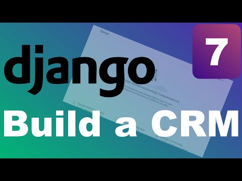 Exporting data - Upload Files - Python Django CRM Course - Part 7 thumbnail