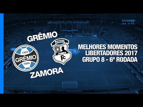 Melhores Momentos - Grêmio 4 x 0 Zamora - Libertadores - 25/05/2017