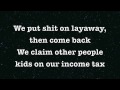 Kanye West-We Don't Care Lyrics