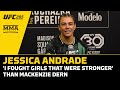 Jessica Andrade: 'I Fought Girls That Were Stronger' Than Mackenzie Dern | UFC 295 |- MMA Fighting