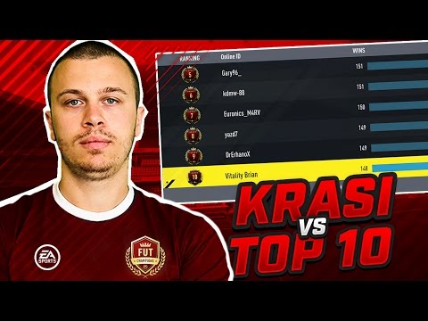 FIFA 17 Krasi vs TOP 10 FUT CHAMPIONS PRO PLAYER -  HOW TO BEAT THE BEST PLAYERS in FUT CHAMPIONS