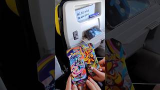 Ripping Chaos Rising Packs Mid-Flight to Vegas 🎰🃏 #pokemon #vegas #pokemontcg #reels #shorts