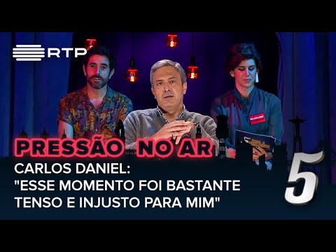 Carlos Daniel: "Esse momento foi bastante tenso e injusto para mim" | 5 Para a Meia-Noite | RTP