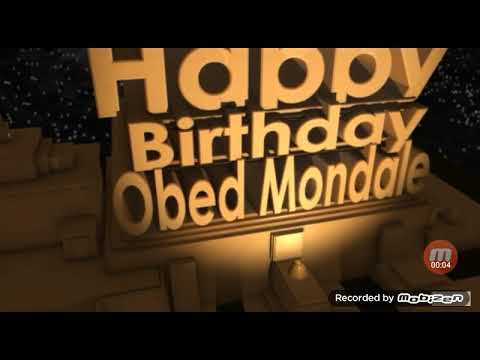 Happy birthday obed