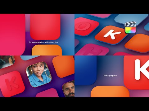 Stylish Tiles Modular Template for Apple Motion & Final Cut Pro - MotionVFX