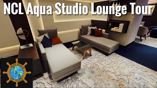 NCL Aqua Studio Lounge Tour