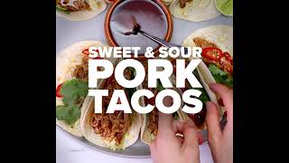Sweet and Sour Pork Tacos