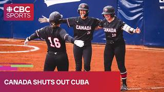 Canada shuts out Cuba to remain flawless at Women's Softball World Cup | #CBCSports