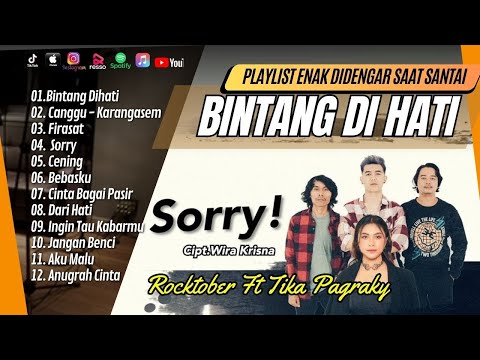 BINTANG DIHATI  | FIRASAT - ROCKTOBER FT. TIKA PAGRAKY | LAGU POP BALI TERPOPULER 2024