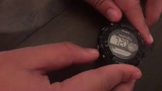 How to Start and Cancel the alarm on the Armitron watch easy short video