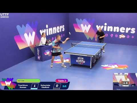 WINners CUP table 2  30.09 Tveritinov Roman - Kolomiets Vladimir 14:30