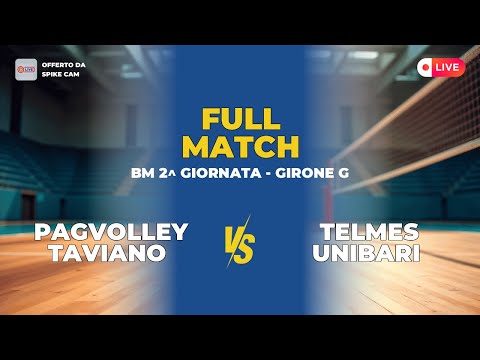 PAGVOLLEY Taviano vs TELMES UNIBARI | BM 2^ giornata - Girone G