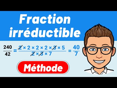 Rendre une FRACTION IRRÉDUCTIBLE ✅ Troisième