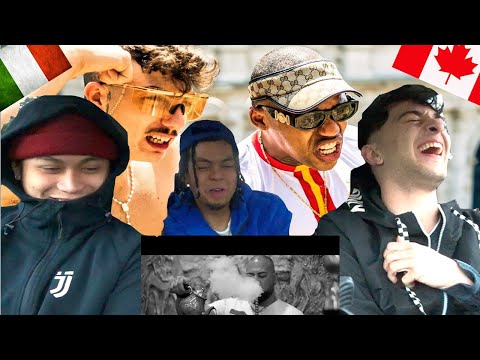 CANADIANS REACT TO ITALIAN DRILL - ION X SAYANBULL - SAUVAGE (Prod. GUMMA VYBZ)