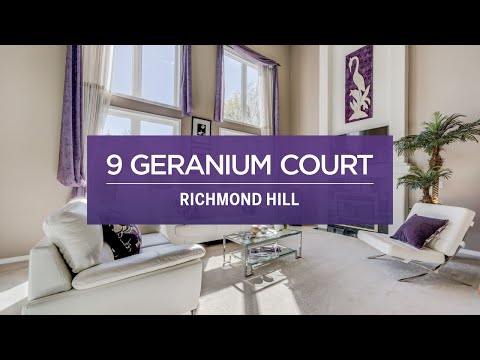 9 Geranium Court - Richmond Hill