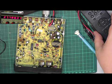 Moonraker Minor II late UK CB27/81 CB radio (mobile) -service adjustment **lousy audio warning**