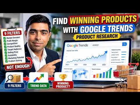 How to Find Winning Products with Google Trends | Product Research Step by Step