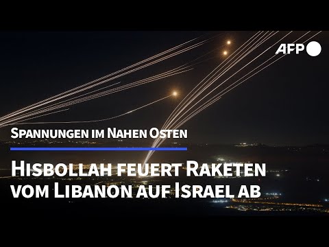 Hisbollah feuert Raketen vom Libanon auf Israel ab | AFP