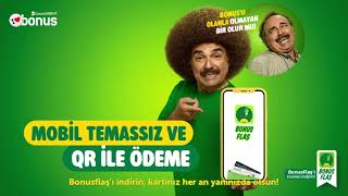 BonusFlaş’ta Mobil Temassız ve QR ile ödeme!