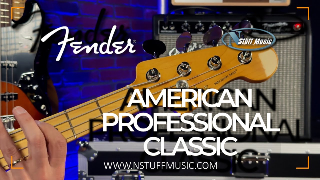 The All-New Fender American Professional Classic line of Basses! - YouTube