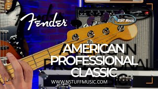 Video thumbnail for The All-New Fender American Professional Classic line of Basses! by N Stuff Music
