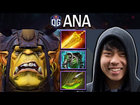 OG.ANA SMURF ALCHEMIST WITH RADIANCE AND SWIFT BLINK -DOTA 2 GAMEPLAY