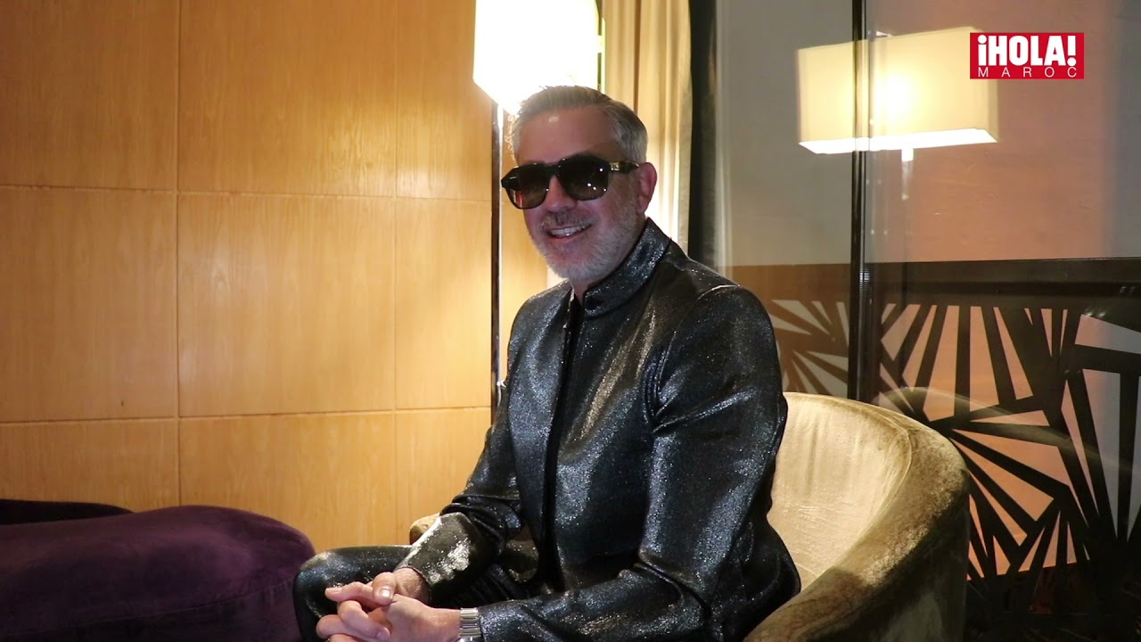 Karim Tassi sur le podium mode du Casa Music Show by Kenza Cheddadi