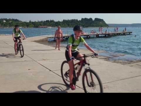 Cycling along the Slovenian coast ☀️