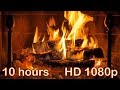 ✰ 10 HOURS ✰ Fireplace Burning ☆ NO ADS ☆ HQ fireplace sound ✰ Sleep Sounds with Relaxing Fireplace