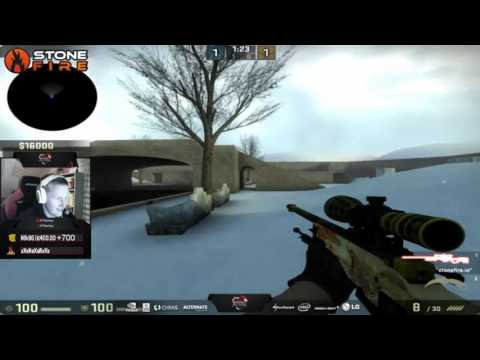 CS:GO - maRky vs. ALTERNATE aTTaX crisby 1on1 AWP (crisby In-Eye) [GER]