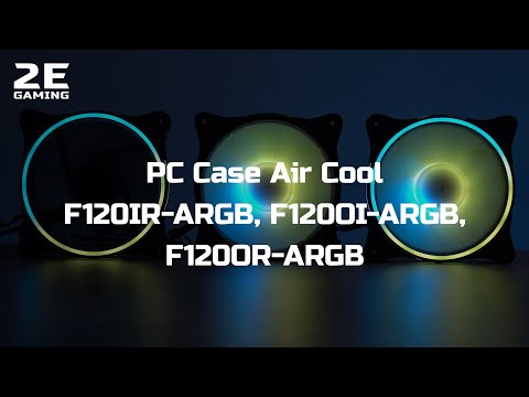 2E GAMING AIR COOL F120OR-ARGB Black